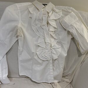 Ralph Lauren White Button Down Shirt